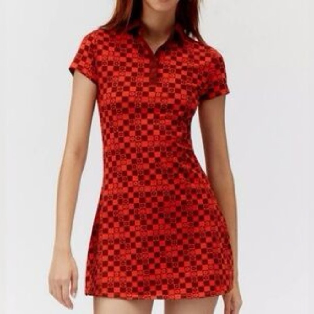 NWOT Urban Outfitters Hazel Printed Mini Dress